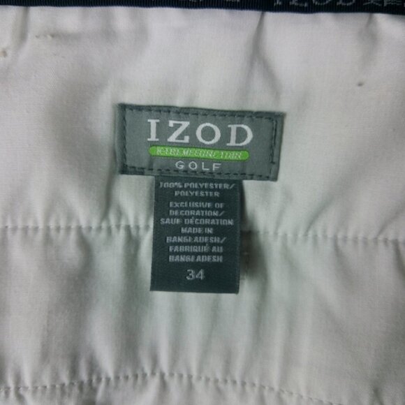 IZOD Extreme Function Men's Tan Golf Shorts Size 34W - Picture 11 of 12